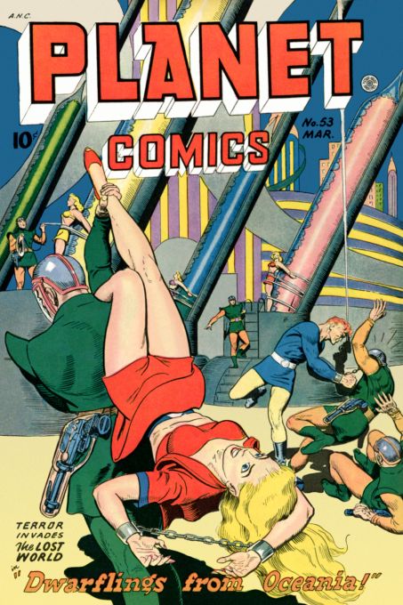 Dwarflings from Oceania - Planet Comics - March 1948