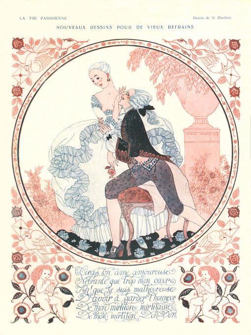 Pin Up - Aristocrat Girl - Barbier - 1917