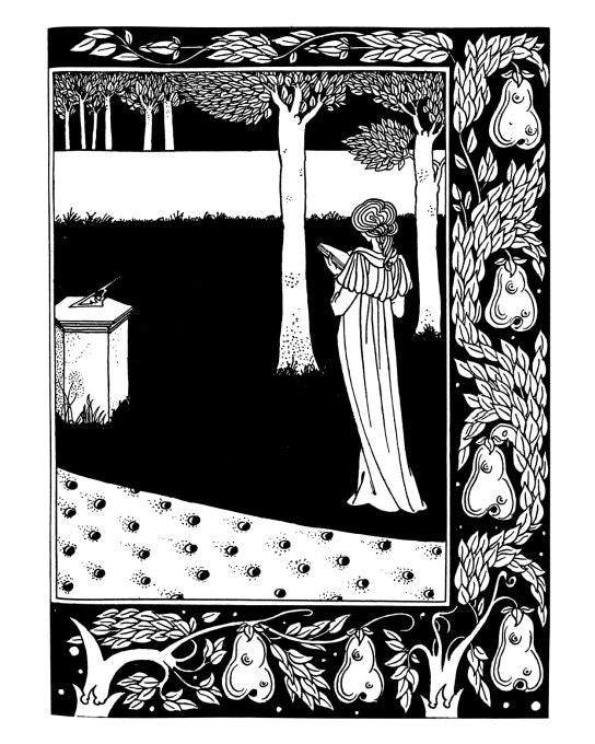 La Beale Isoud at Joyous Guard' (2 of 2) - Morte d'Arthur - 1893