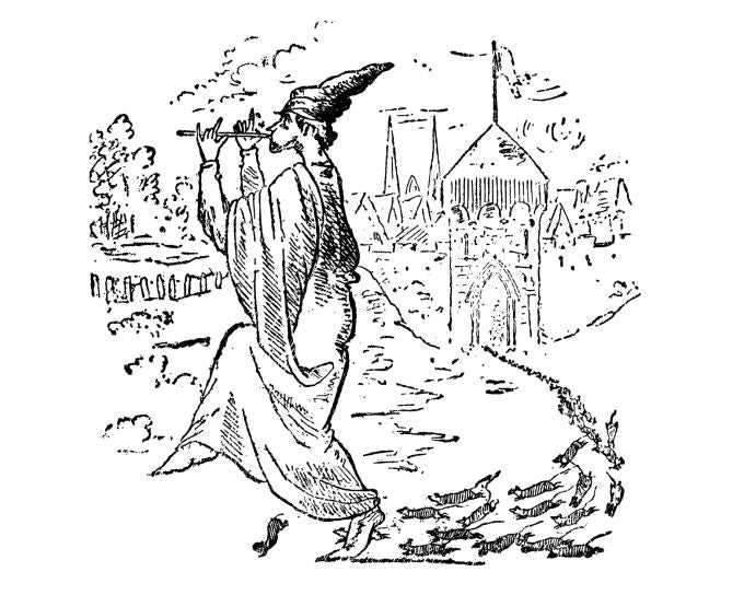 The Pied Piper Illustration (4) - The Pied Piper - 1888