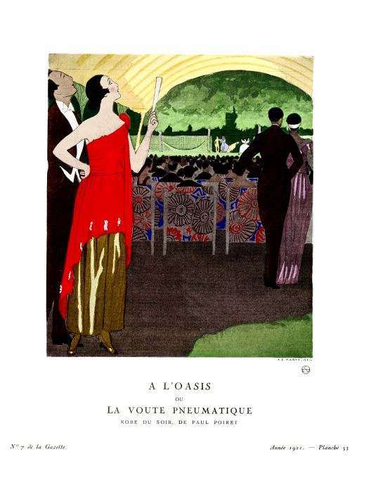 Bon Ton Print - 1921 A L'Oasis - Barbier