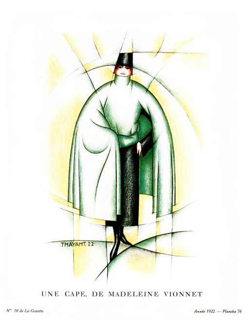 Bon Ton Print - 1922 Une Cape, De Madeleine Vionnet