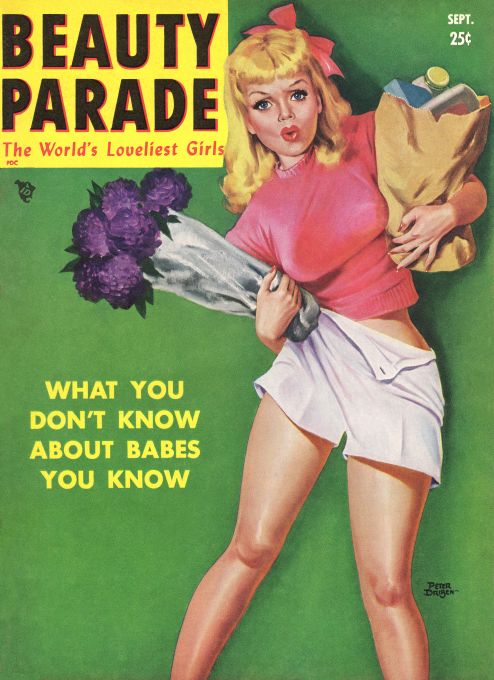 Pin Up - Girl Grocery Shopping - Driben - 1950