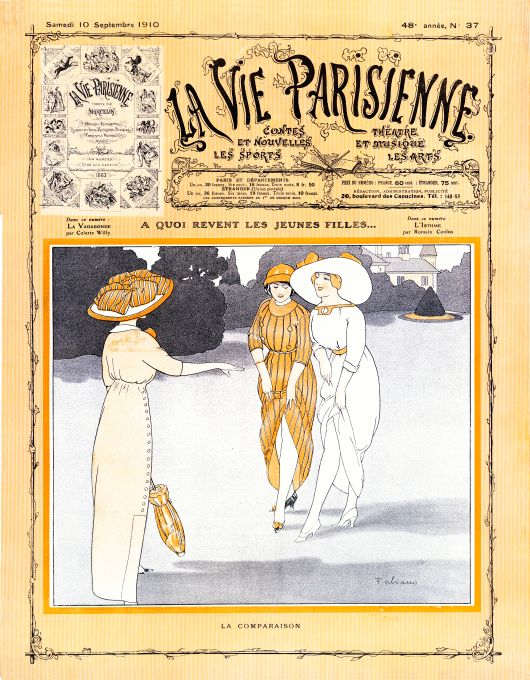 Pin Up - Two Girls Compare - Fabiano - 1910