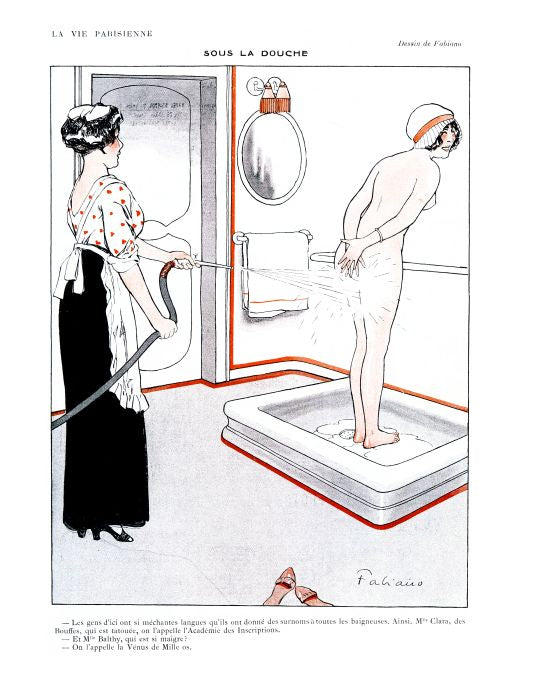 Pin Up - Girl Gets Hosed - Fabiano - 1912