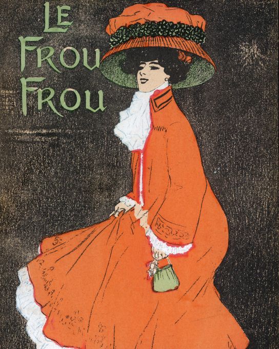 Girl In Red With Green Purse