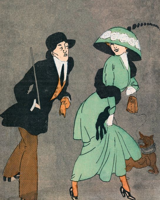 Man And Girl Walking