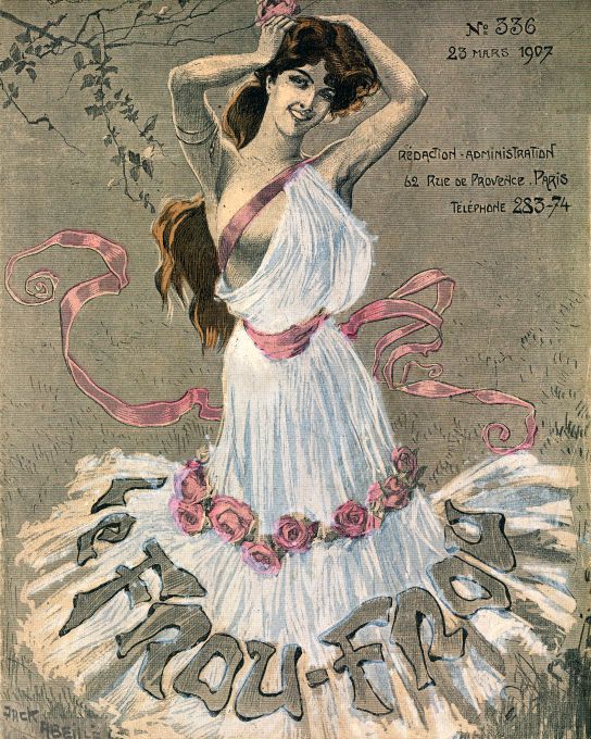 Girl In White And Roses