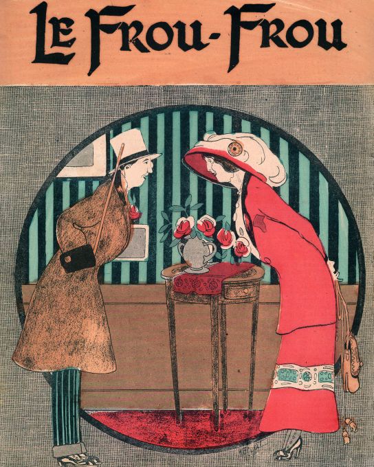 Proper Couple By Table - 1912