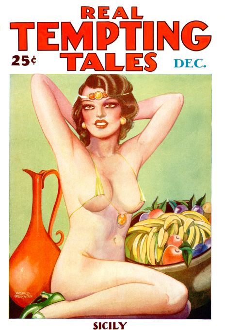 Pin Up - Exotic Brunette Girl - Greenwood - 1934