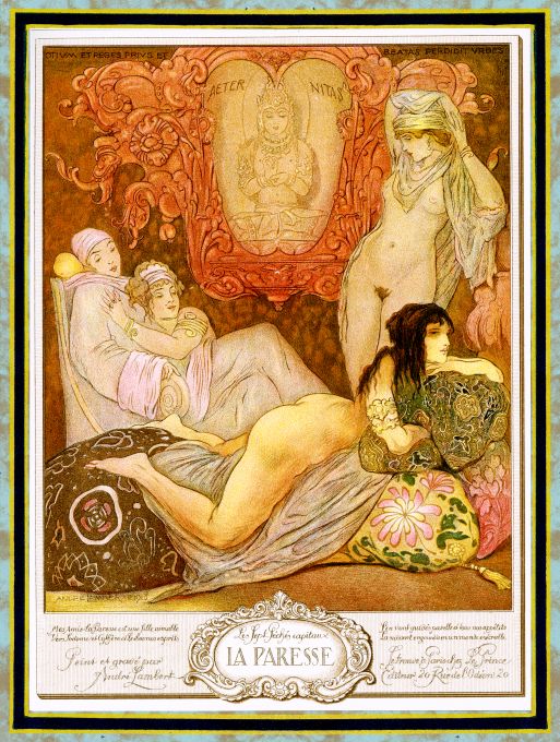 Pin Up - La Paresse - Lambert - 1918