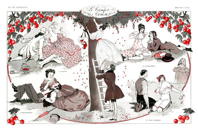 Pin Up - Cherry Scenes - Leonnec - 1913