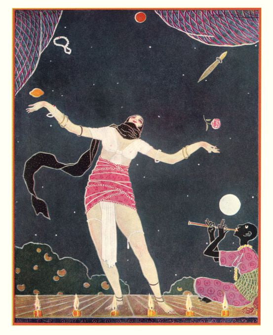 Pin Up - Girl Dances On Stage - Lepape - 1913