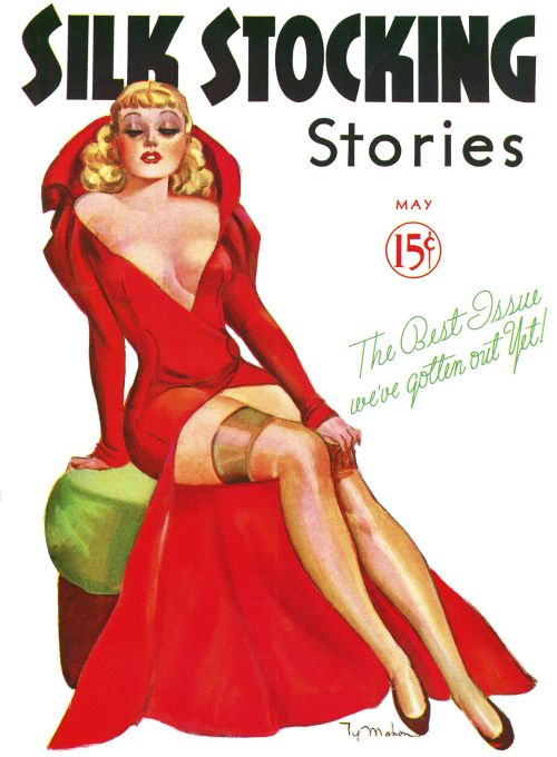 Pin Up - Girl in Red - Mahon - 1937