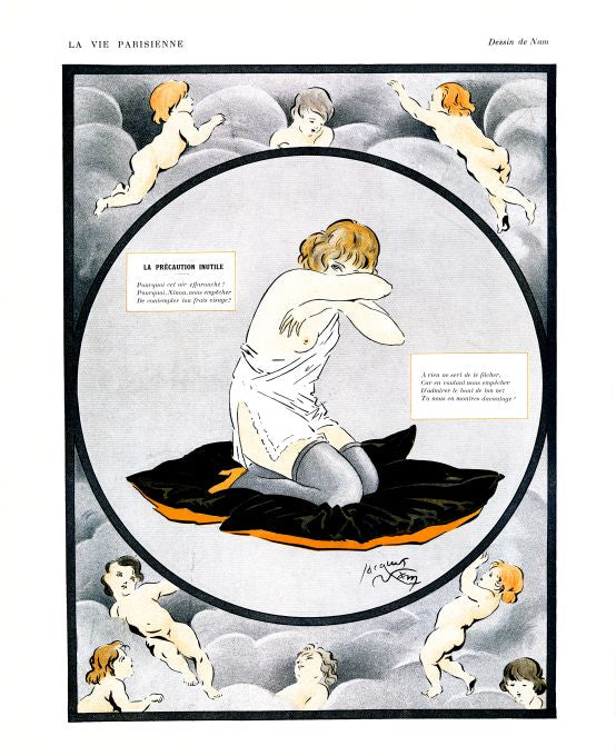 Pin Up - Embarrassed Girl - Nam - 1913