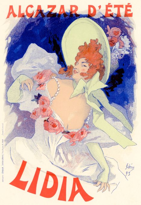 Alcazar D'Ete Lidia - Les Maitre de l'Affiche - 1895