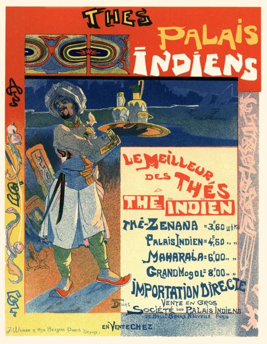 Thes Palais Indiens - Les Maitre de l'Affiche - 1895