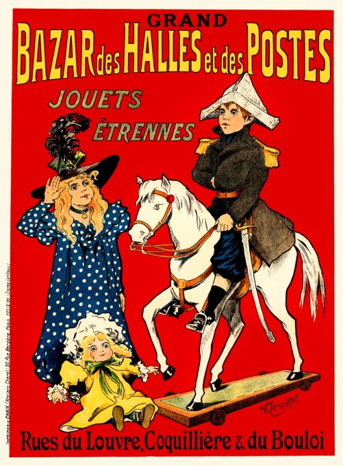 Bazar des Halles et des Postes - Les Maitre de l'Affiche - 1899