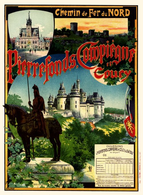 Pierrefonds Compiegne - Les Maitre de l'Affiche - 1897