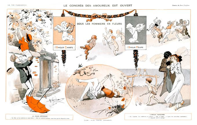 Pin Up - Scenes Of Lovers - Prejelan - 1913