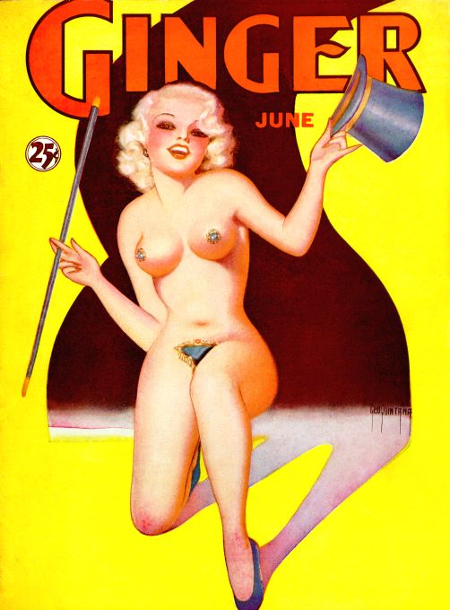 Pin Up - Nude Showgirl Dancing - Quintana - 1935