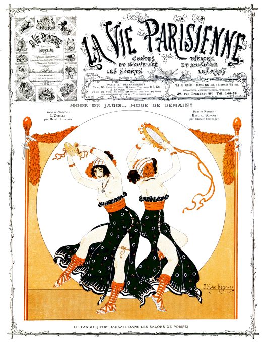 Pin Up - Two Girls Dance - Regnier - 1913