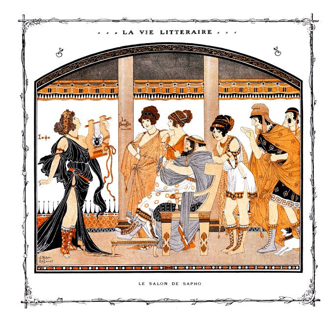 Pin Up - Scene Of Parlor w/Minstrel - Regnier - 1910