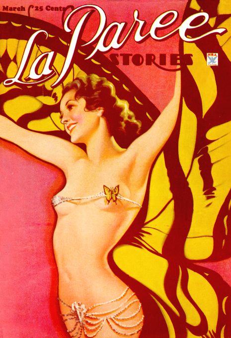 Pin Up - Showgirl w/ Butterfly Theme - Unknown - 1935
