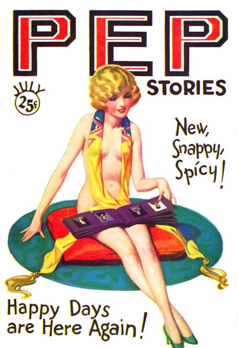 Pin Up - Blonde Girl with Photos - 1930