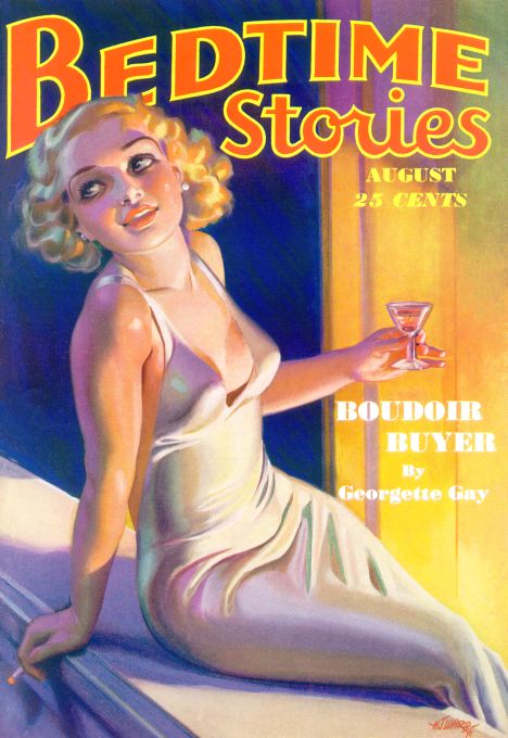 Pin Up - Girl in White Gown - Ward - 1936