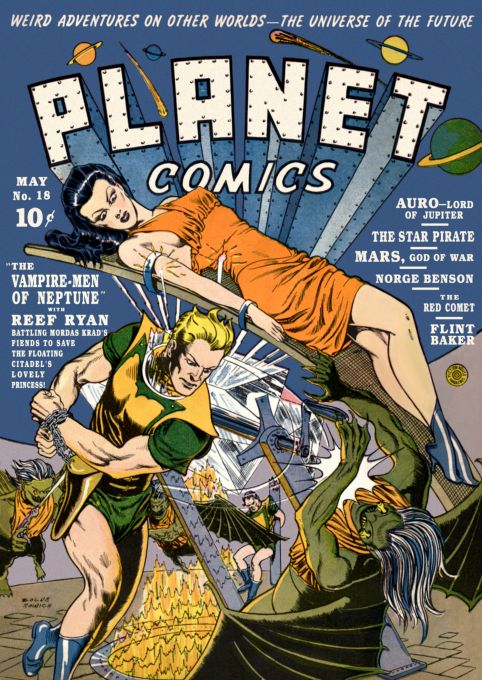 Vampire Men of Neptune - Planet Comics - May 1942
