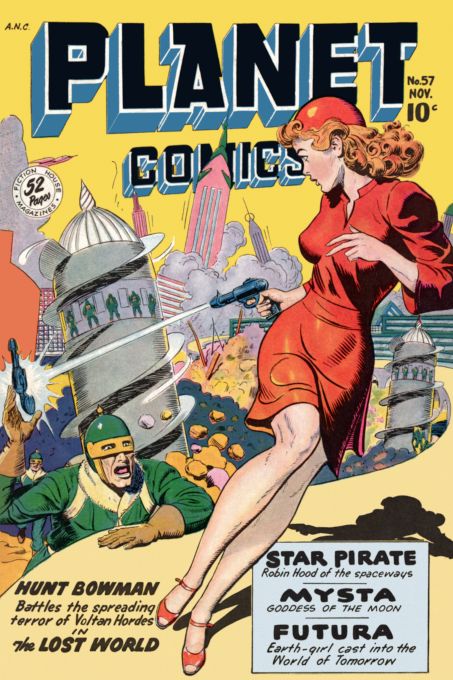 Voltan Hordes in the Lost World - Planet Comics - Nov 1948