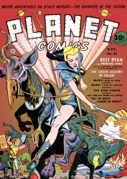 Green Legions of Xalan - Planet Comics - Nov 1942