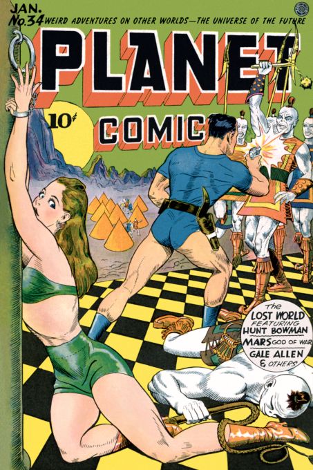 Mars God of War - Planet Comics - Jan 1945