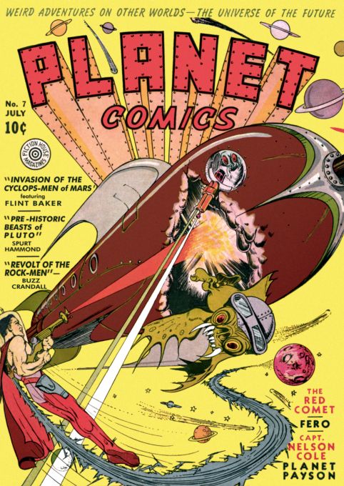 Cyclops Men of Mars - Planet Comics - July 1940