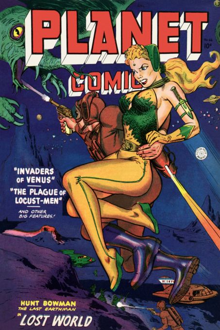 Invaders of Venus - Planet Comics -  1952