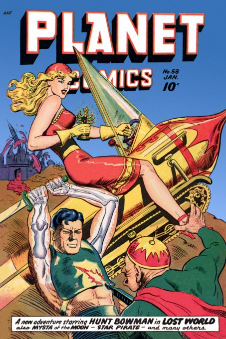Hunt Bowman - Planet Comics - Jan 1949