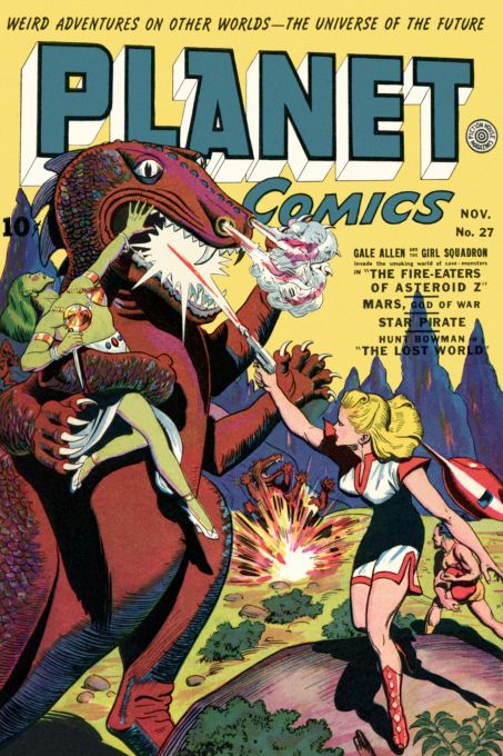 Fire Eaters of Asteroid Z - Planet Comics - Nov 1943