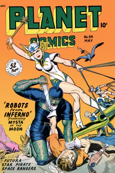 Robots from Inferno - Planet Comics - May 1948