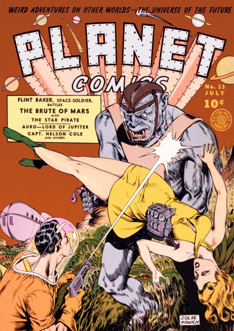 Brute of Mars - Planet Comics - July 1947