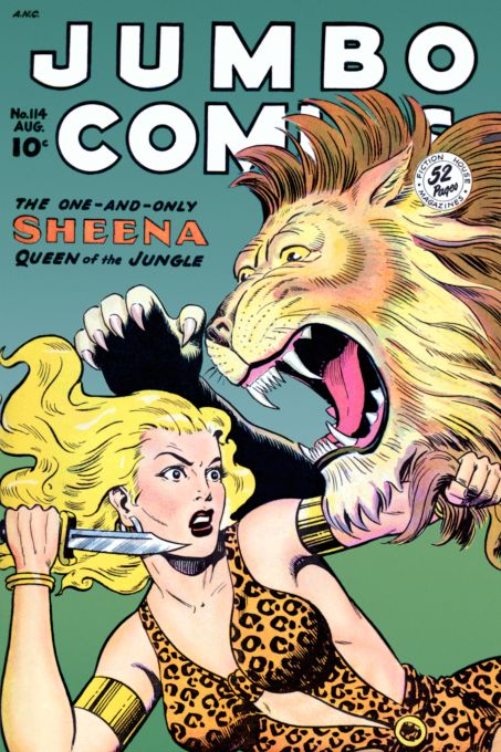 Sheena, One and Only - Jumbo Comics - Aug 1948