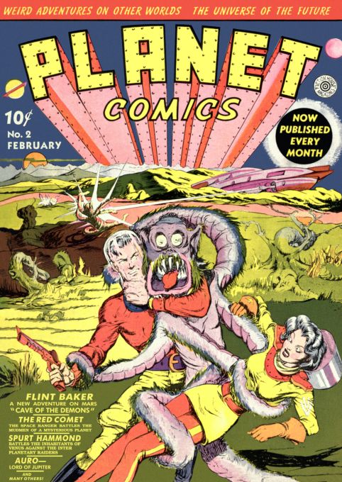 Cave of the Demons - Planet Comics - February 1940