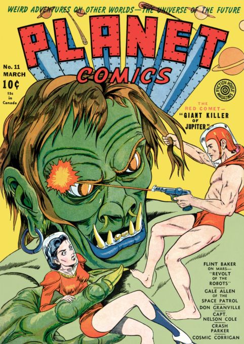 Giant Killer of Jupiter - Planet Comics - March 1941