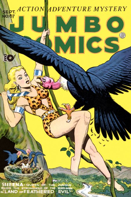 Land of Feathered Evil - Jumbo Comics - Sept 1944