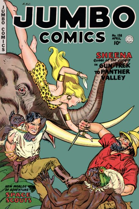 Gun Trek to Panther Valley - Jumbo Comics - April 1952