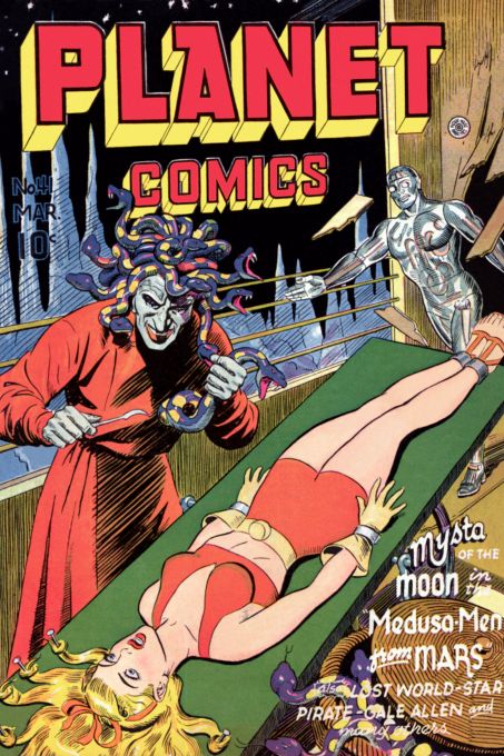 Medusa Men from Mars - Planet Comics - March 1946