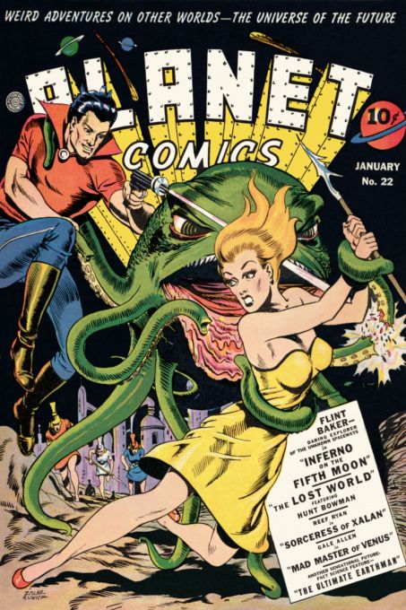 Inferno on the Fifth Moon - Planet Comics - Jan 1943