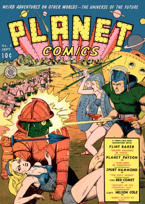 Golden Amazons of Venus - Planet Comics - Sept 1940