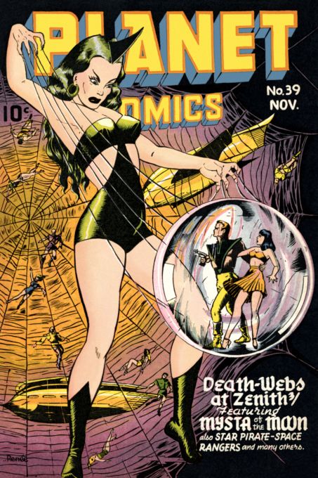 Death Webs at Zenith - Planet Comics - Nov 1945