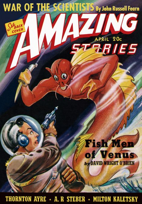 Fish Men Of Venus - Amazing Stories - 1940